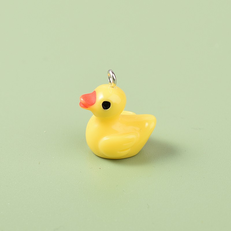 5g Weight Pendant Jewelry Making Type 1.8cm Jewelry Making Size DIY Jewelry Accessories Classification 1 Piece Quantity Resin Material Rabbit, Dog, Duck Pattern Epoxy Design Cartoon Style, Cute, Sweet Style 1 Piece 1.8cm Resin Rabbit Dog Duck Pendant 7