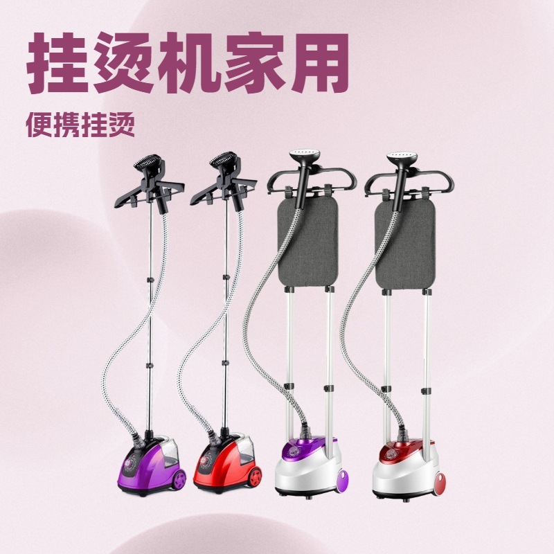 Household Steam Garment Steamer Handheld Portable Ironing Machine Vertical Garment Steamer Double-Rod Electric Iron Gift Wholesale