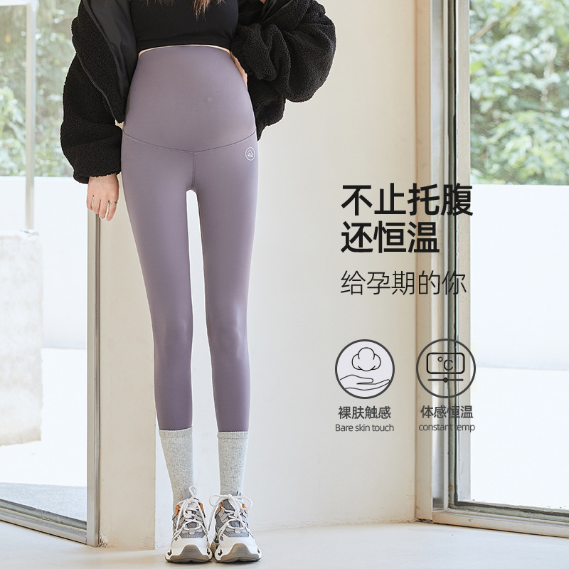 孕婦褲芭比褲2023秋冬新款恆溫褲孕婦褲鯊魚褲孕婦打底褲大碼