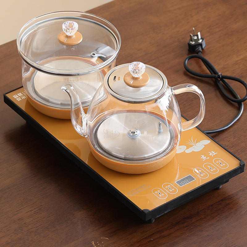 家庭用ケトルホスト埋め込み電磁茶ストーブ全自動給水オールインワンティーテーブルティーテーブルティーメイキング|undefined