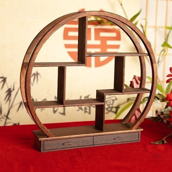 【繊細な質感】ウォールナット梅の花ボーグラック小型テーブルウェディングオーナメント収納ティーセットDuobao Pavilion Purple|undefined