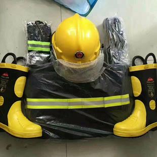 Fire fighting protective clothing_aramid non-woven fabric + flame retardant PTFE membrane overalls_flood control equipment