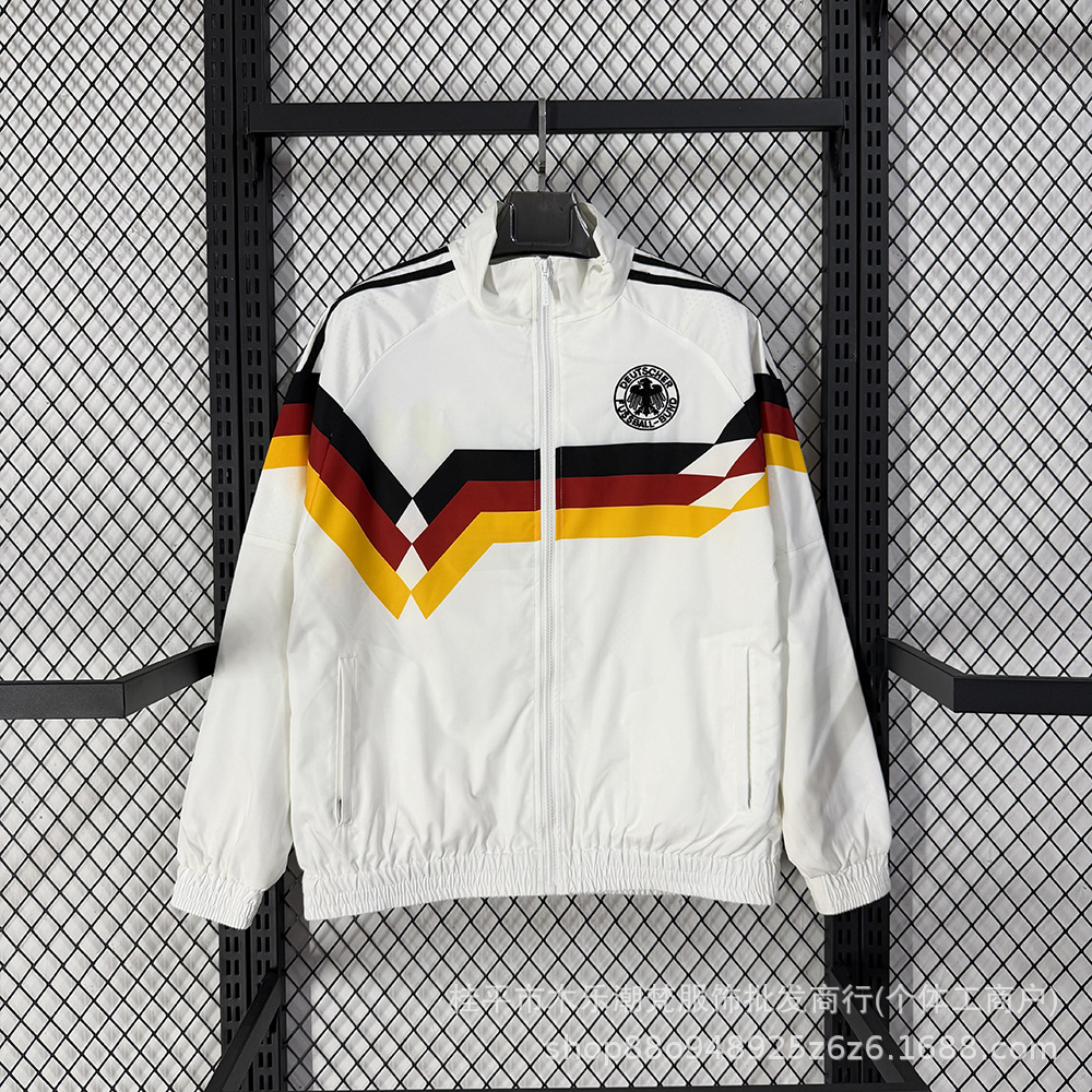Cross-Border New Model World Cup Football Jackets and Windbreakers for Training and Competition: Germany, England, France, Spain, Brazil
