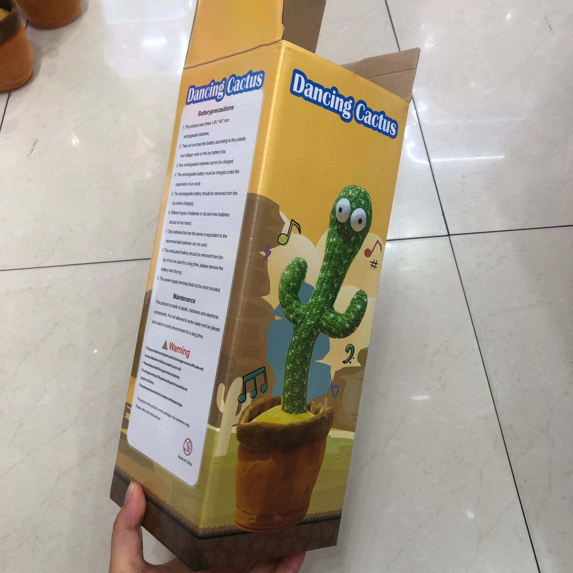Bailando cactus cantando habla danzando juguetes de peluche Twist Gans regalo de cumpleaños para niños juguetes al por mayor