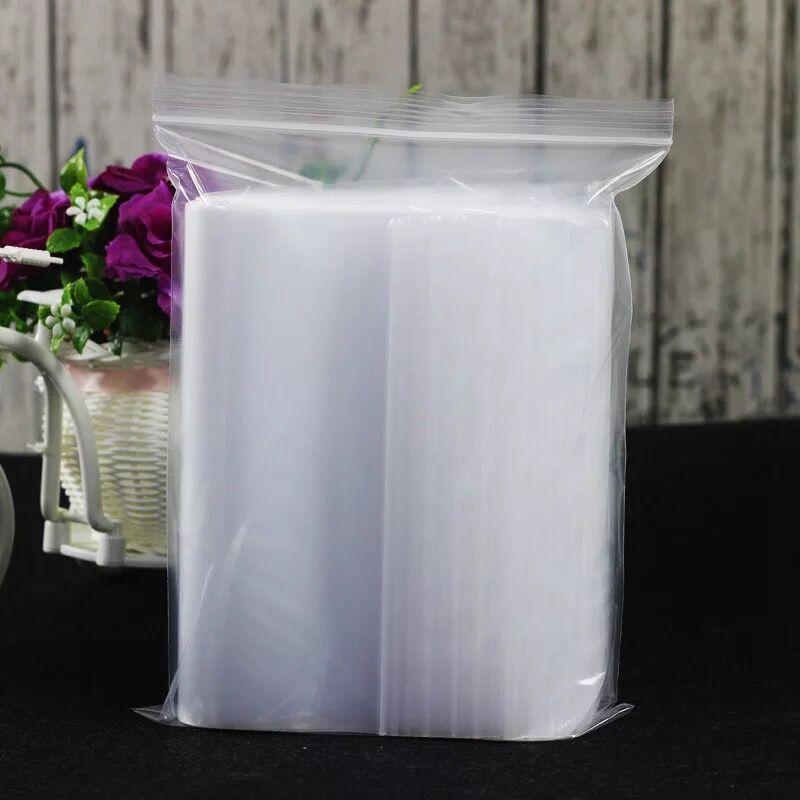 Thickened pe transparent self-sealing bag sample large small size clothing plastic packaging bag household food sealing mouth self-sealing bag Thickened pe transparent self-sealing bag sample large small size clothing plastic packaging bag household food sealing mouth self-sealing bag