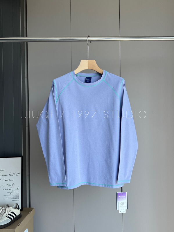 夏季新品户外山系吸湿透气速干抗菌运动圆领长袖T恤女  8897|undefined