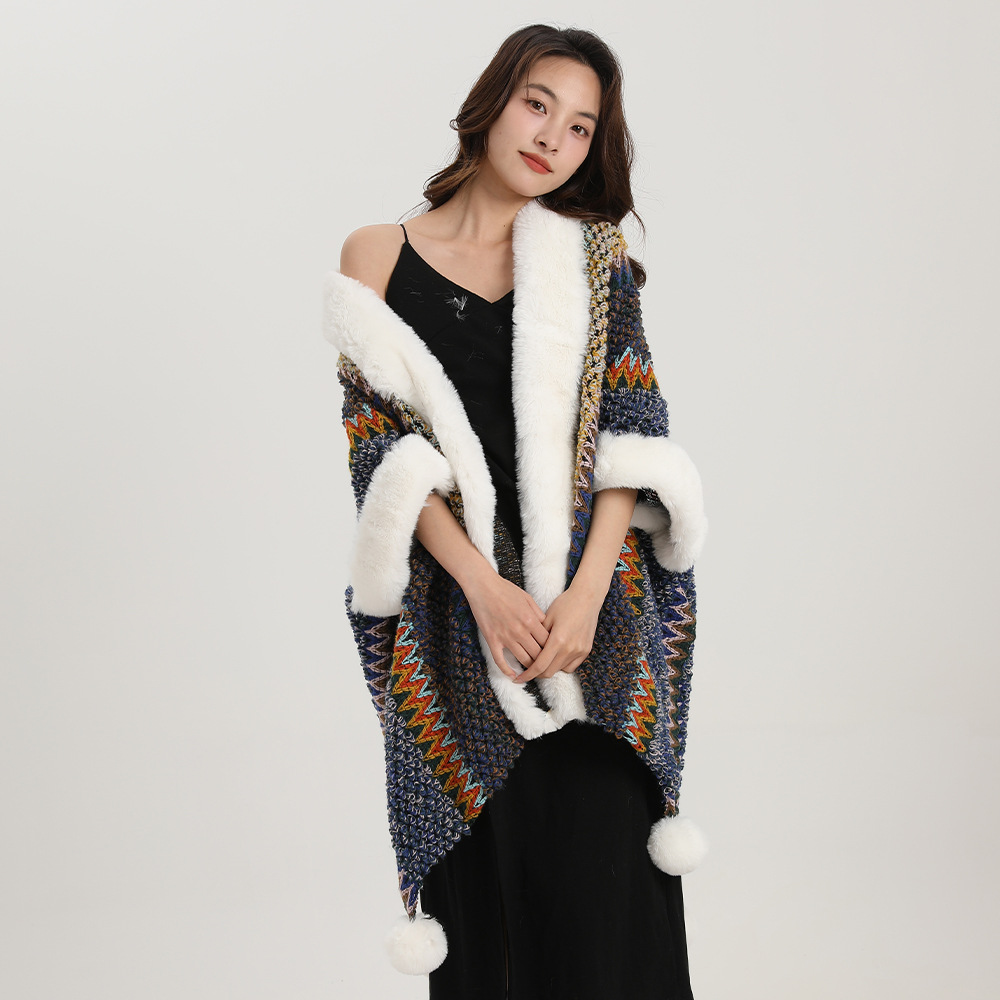 Xale de lã para primavera e outono, novo estilo étnico feminino 2024, Xizang, Yunnan, vestuário turístico ocidental de Sichuan_voghion.com