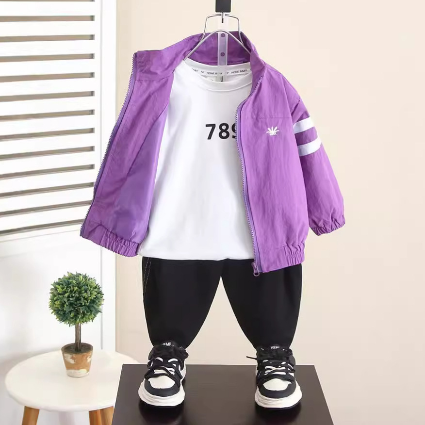 6304 chaqueta de otoño para niños 2025 nueva chaqueta de estilo occidental de otoño para niños coreanos