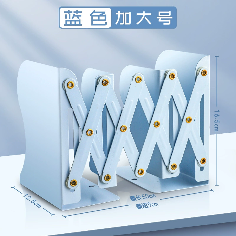 Adjustable Folding Desktop Book Rack, extendable multi-size with pen holder, portable