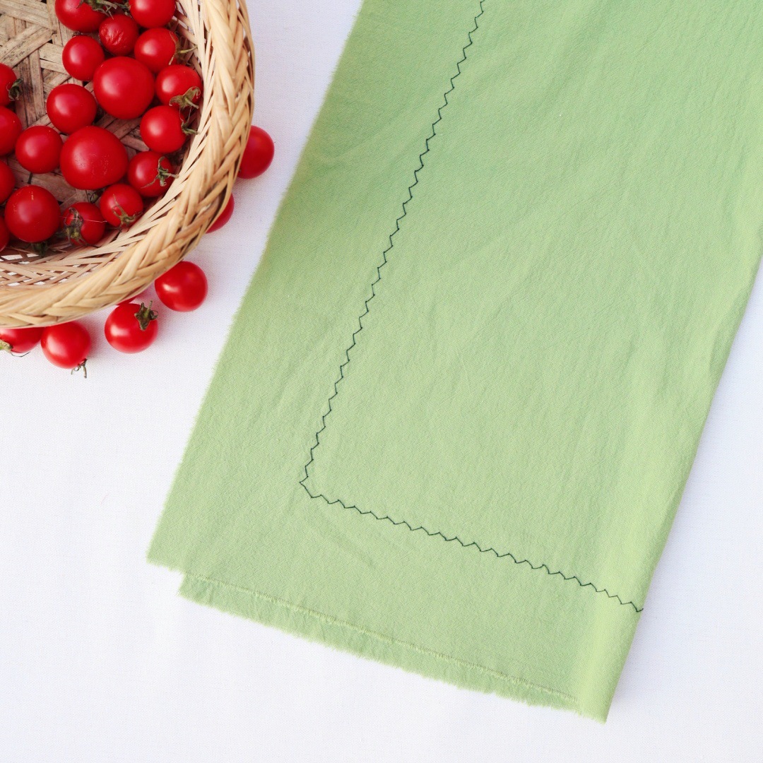 Servilleta lisa Algodón lavado Paño de boca de algodón puro Almohadilla de encaje Almohadilla de mesa Fondo de tiro gourmet Almohadilla de cocina transfronteriza Tela de servilleta