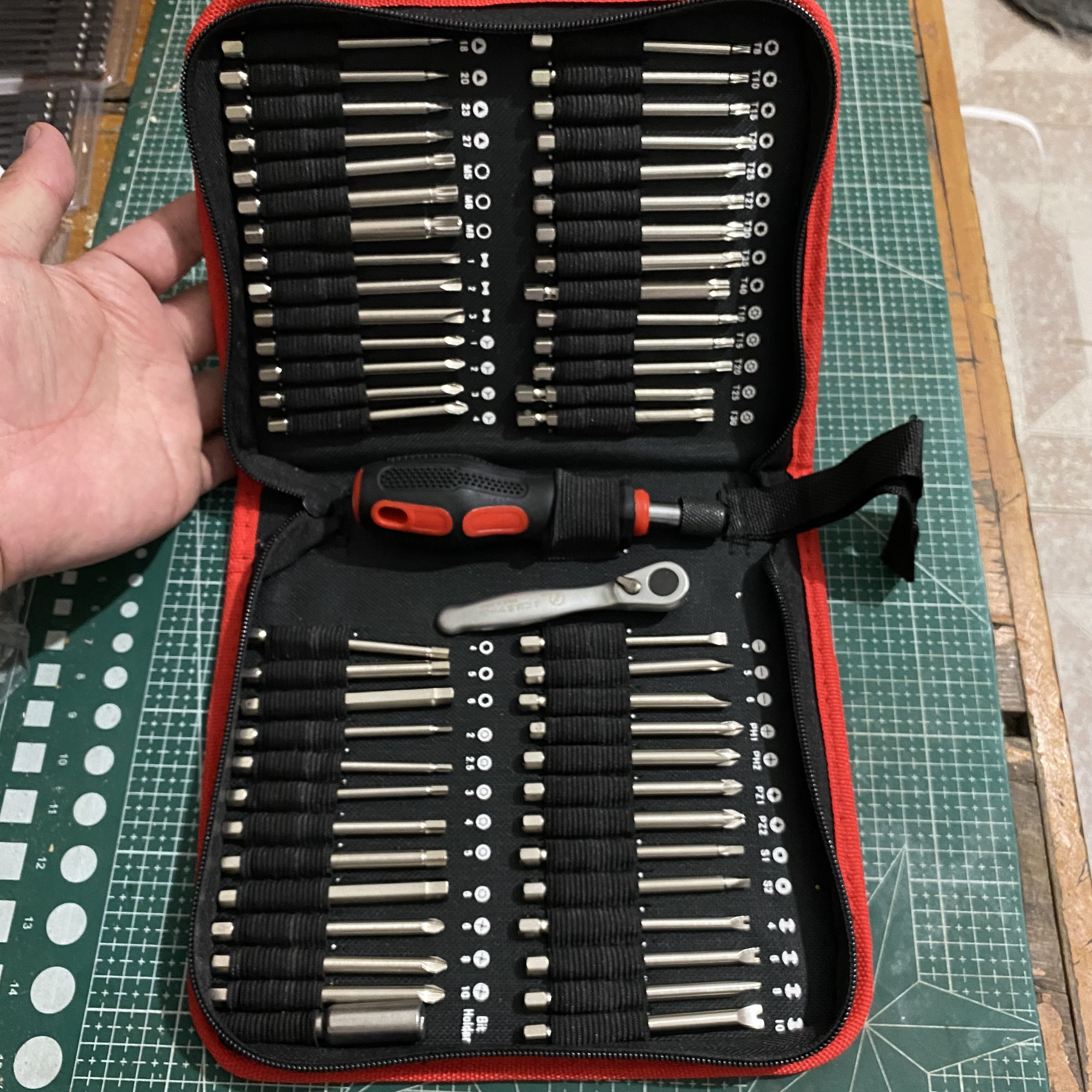 Juego de cabeza de destornillador eléctrico destornillador destornillador Juego de destornilladores de forma especial Triángulo hexagonal cruzado de una palabra