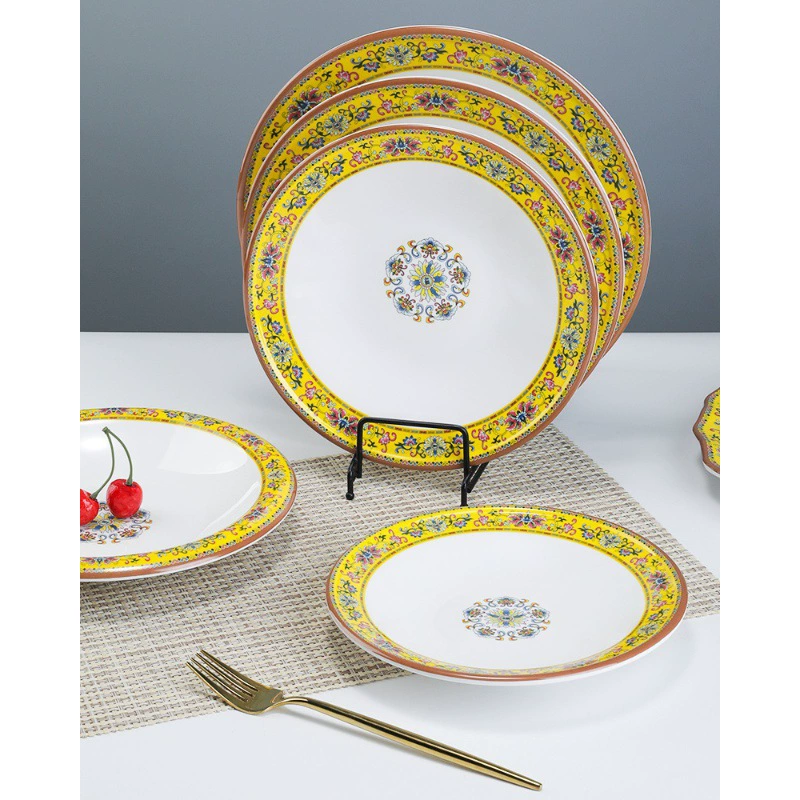 Creative plastic tableware for hotel, set, Chinese style