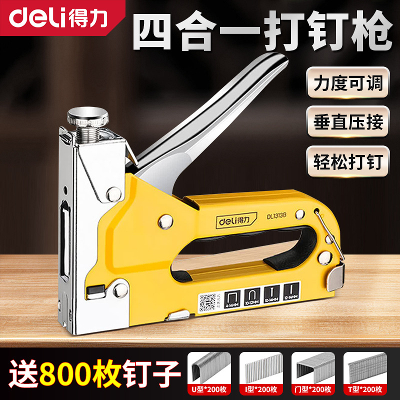 Engrapadora Manual 3 en 1 en Forma de U para Tapicería y Hogar