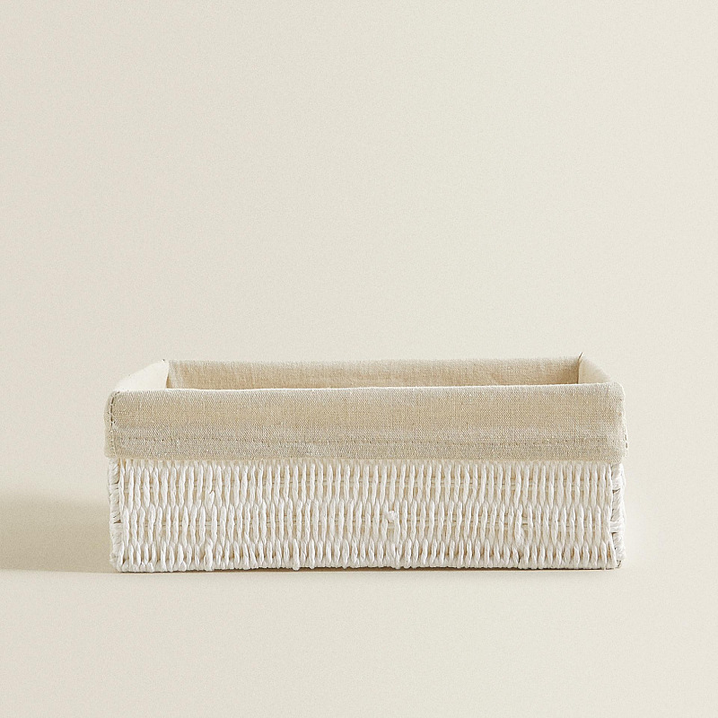 Cesta Organizadora de Ropa Interior de Cuerda de Papel