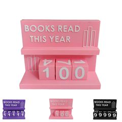 跨境亚马逊 Bookshelf Decor Reading Counter书架装饰阅读计数器