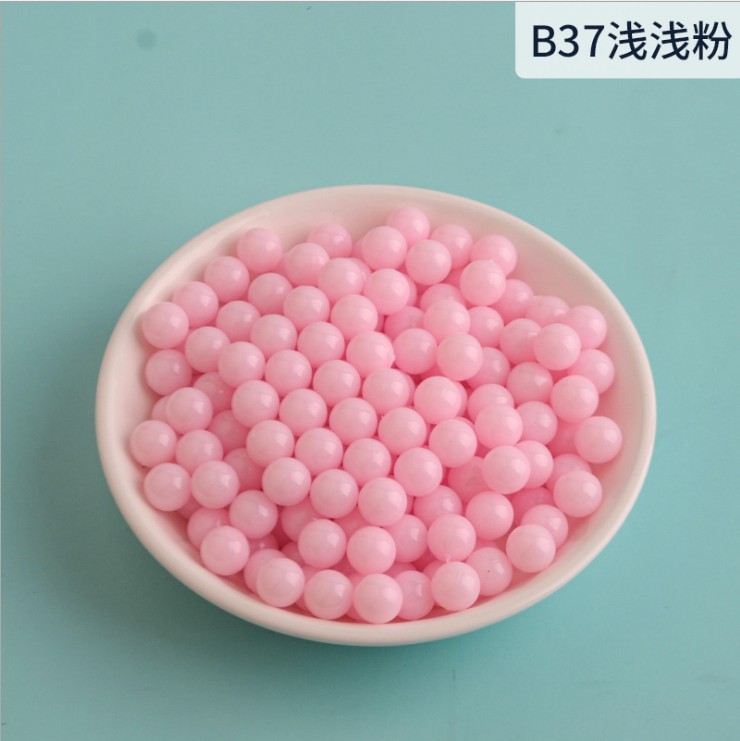 实色无孔浅浅粉