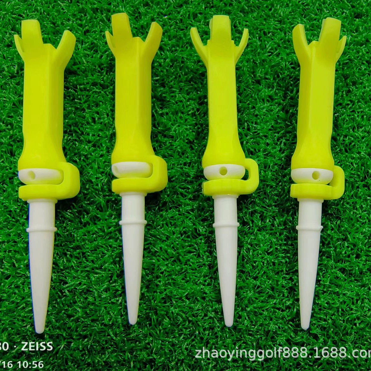 Производители поставляют мяч для гольфа ногтей 4-коготь мяч для ногтей сброс мяч тройник пластиковый мяч для ногтей может вращаться на 180 °