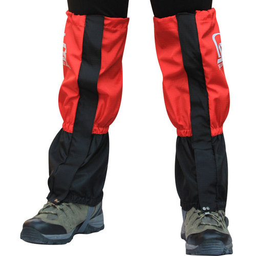 Outdoor Sports Climbing Snow Boots Long Tube Waterproof Warm Thickening 210 Anti-tear Checkered Cloth Velcro Design 