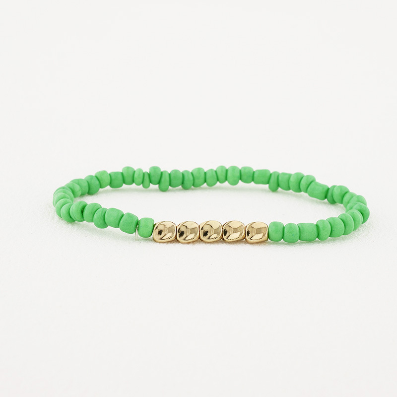 13g Weight Bracelets Classification 1 Piece Quantity Daily Occasion Seed Bead Material Geometric Pattern Unisex Gender Plating Design Simple Style Style Simple Style Geometric Seed Bead Plating Unisex Bracelets 5
