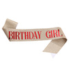 Birthday party golden shoulder strap etiquette belt BIRTHDAY GIRL Queen Birthday girl belt belt