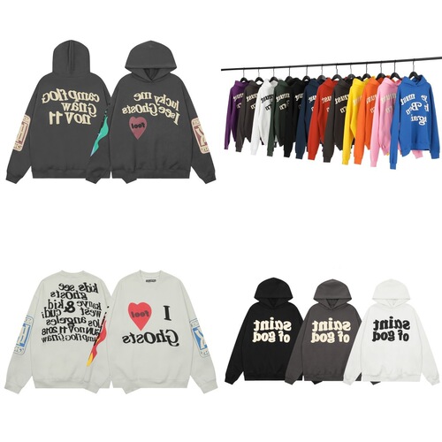 Autumn/Winter New CPFM Rebirth MUST BE BORN Foamed Print Sweatshirt for Men and Women Couple Trend Brand Hoodie