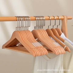 木製ハンガー、無垢材の支柱、紳士服ハンガー、婦人服ハンガー、滑り止め付きクローゼットハンガー、木製物干しハンガー
