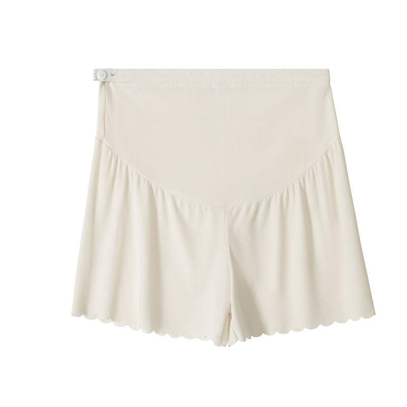 マタニティパンツ、夏用安全パンツ、妊娠中の露出防止、薄手、ハイウエスト、アイスシルク、ゆったりとしたボトムス、大きいサイズ、調節可能|undefined
