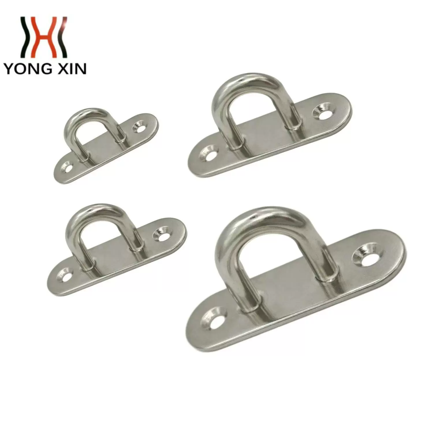 Овальная дверная Пряжка из нержавеющей стали дверной болт фиксированная Пряжка Открытый Солнцезащитный козырек Аксессуары для паруса морское оборудование такелаж глазная пластина
