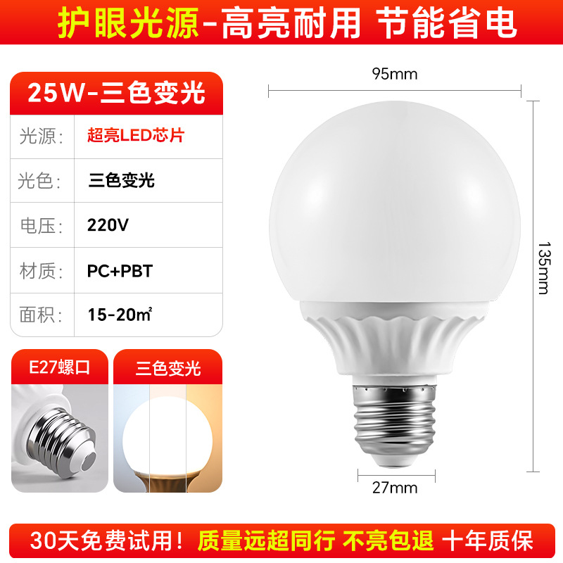 LED estriado bola de dragón e27 tornillo lámpara de ahorro de energía doméstica corriente constante ultra brillante luz blanca redonda lámpara espejo luz frontal