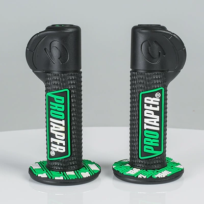 Motorcycle off-road vehicle modified accessories new power-assisted handle glue PRO handle cover non-slip throttle handle cover (Motorcycle Handle Cover) - green