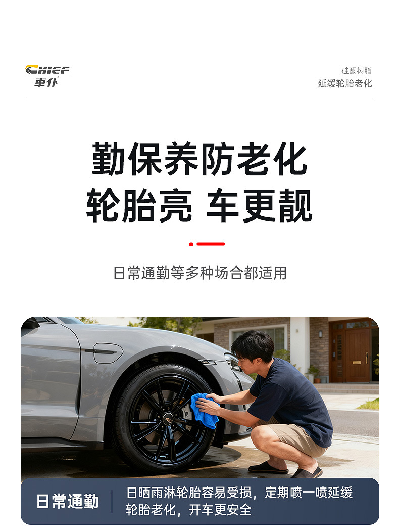 Car Tire Care Agent, Protective Agent, Polishing Agent, Tire Cleaner, Car Maintenance Protective Coating Agent