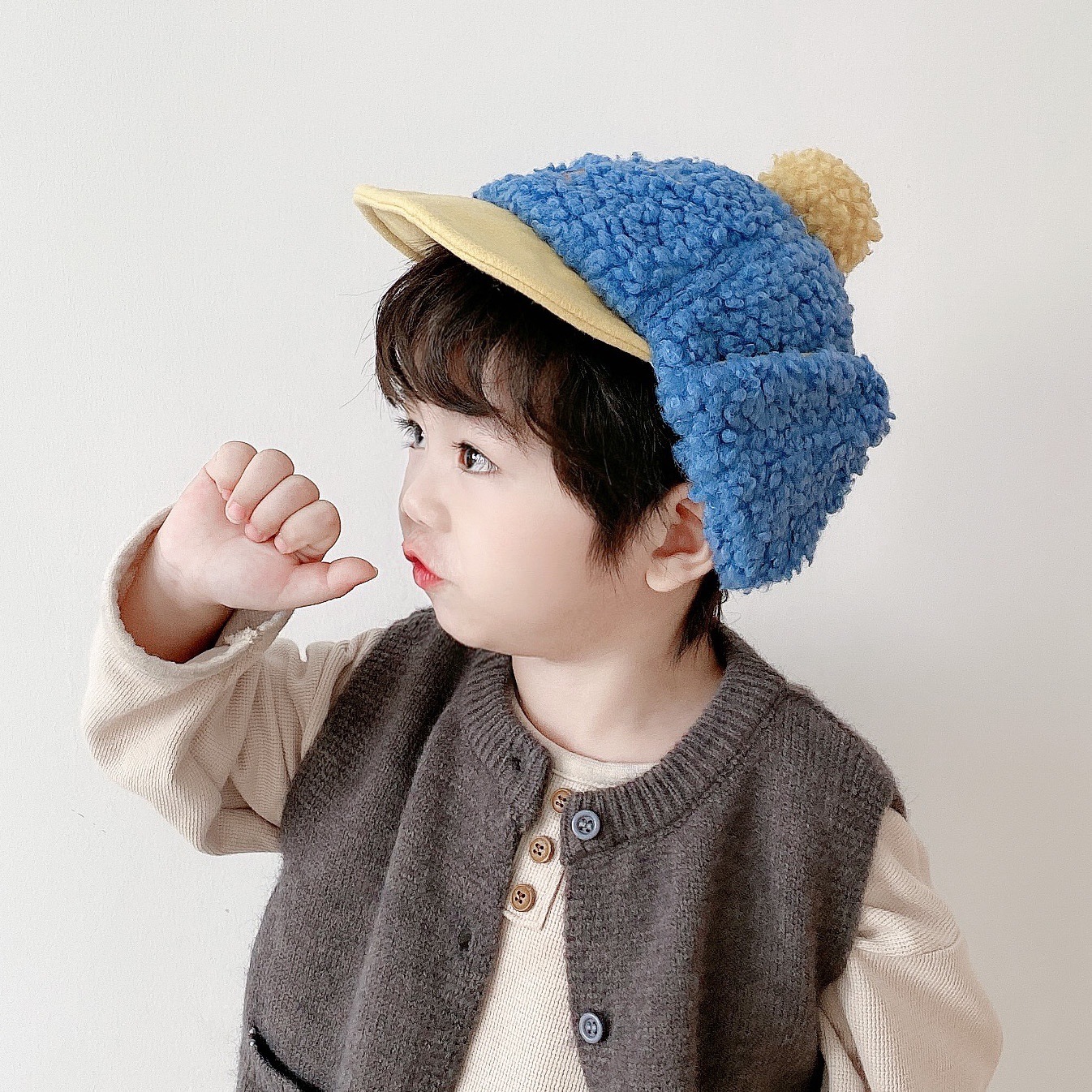 Children's Baseball Cap Brown