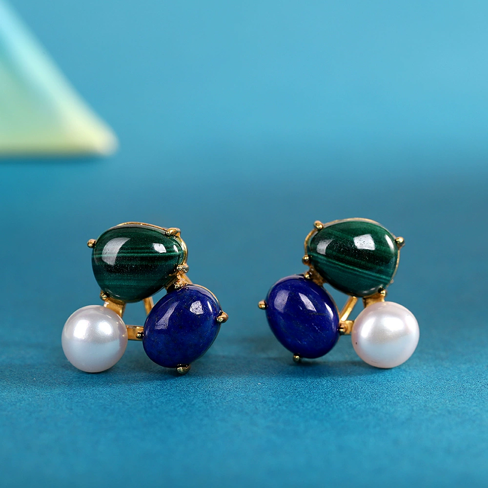 Серьги AiFuLe, модный аксессуар, платиновое покрытие, серебро 925 пробы