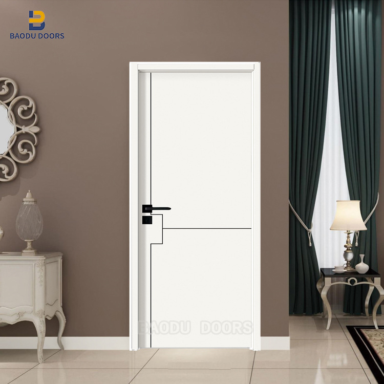 BOWDEU DOORS木塑门 防水卫生间门 室内实木防虫复合门隔音