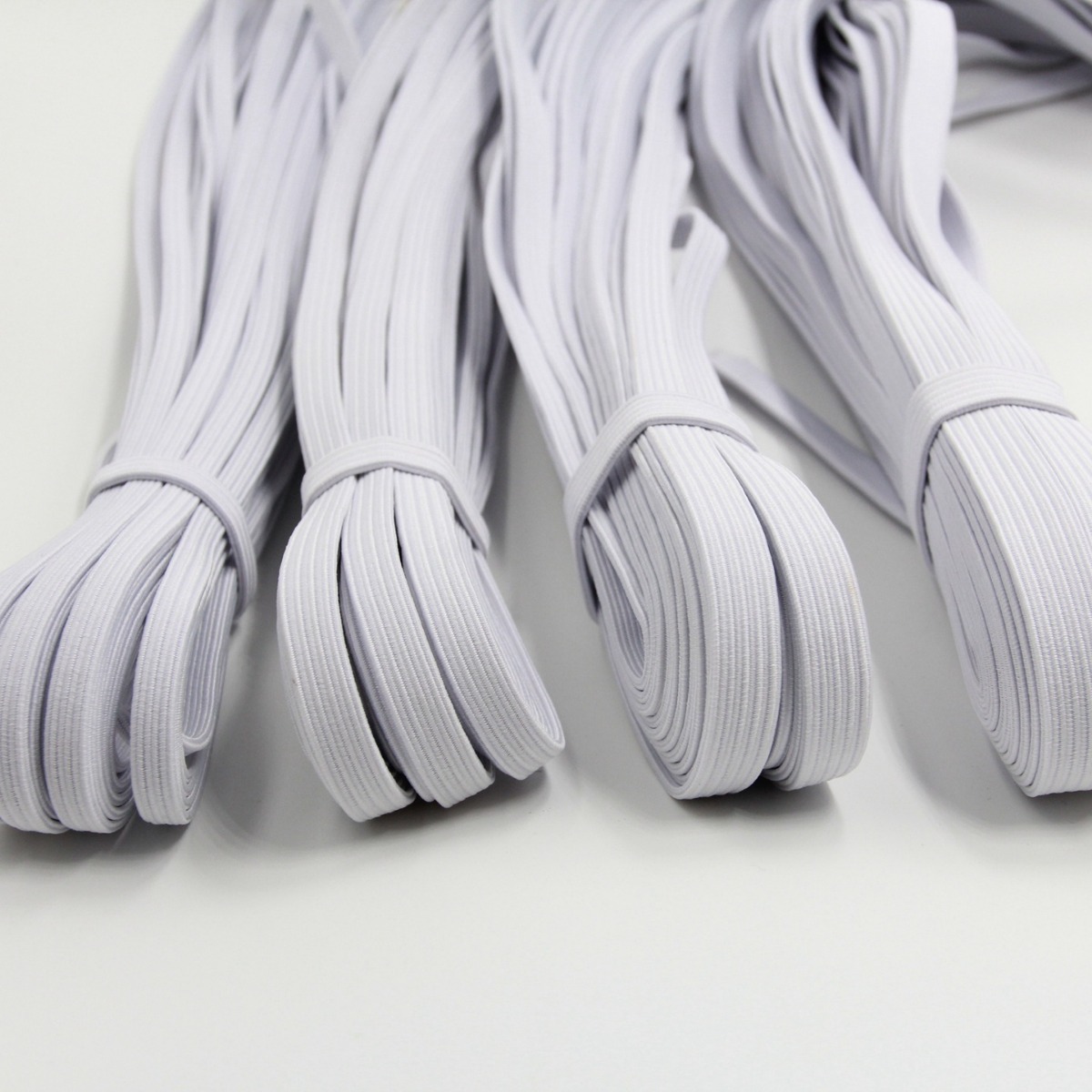 明林进口4花8mm植物乳胶双层空心加厚走马带高回弹扁松紧带150米