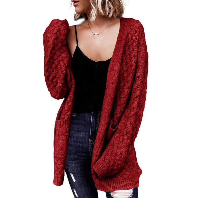 2025 nuevo cabello transfronterizo de moda casual de mujer cardigan de manga larga camisa de fondo grueso cabello transfronterizo