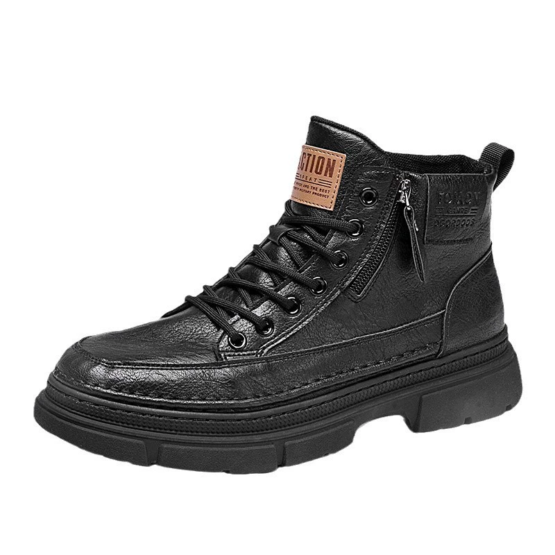 Martens, high winter non-slip footwear platform, universal shoes for leather shoes