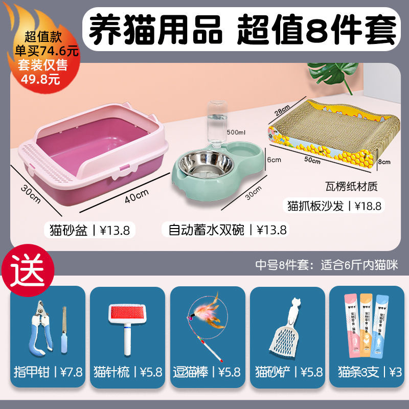 매실가루 [중형 8종세트] 업그레이드된 고양이 긁는 포스트 스타일