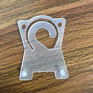 Existing translucent in stock TA-071 plastic snap hook double breasted packing box Hook double row folding