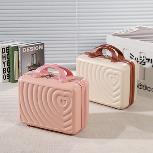 Small Makeup Bag Hand Luggage 14 Inch Convenient Small Fresh Mini Suitcase Girl's Color Storage Box