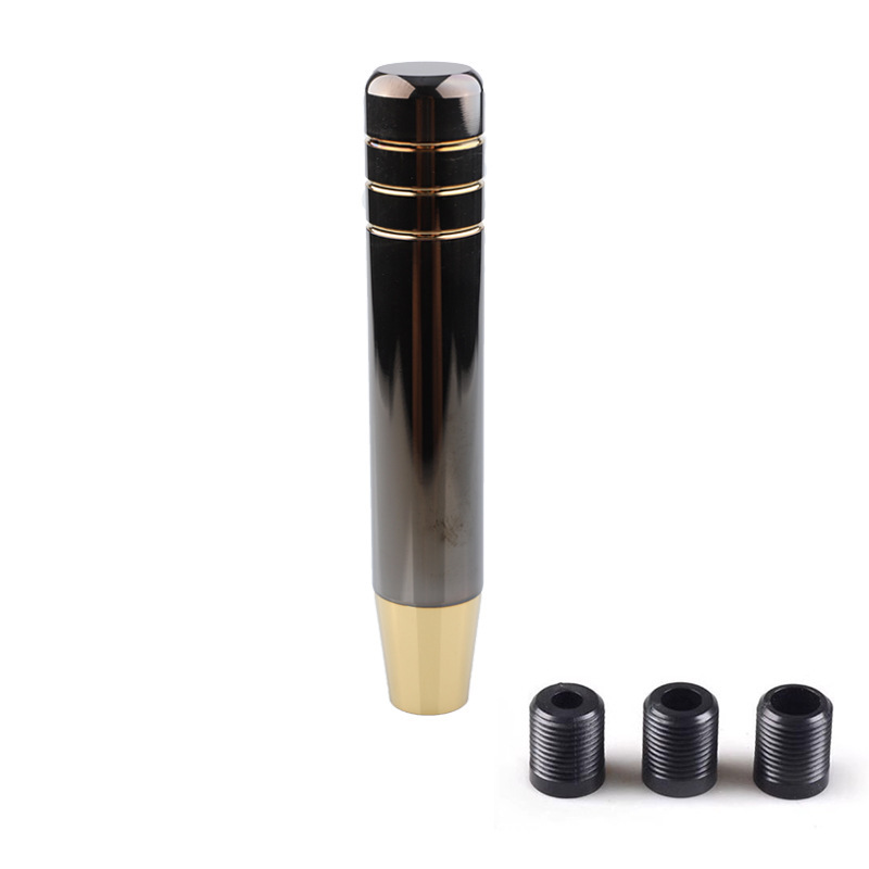 Cab and accessories – Universal Shift Knob - 18cm-black-gold-no-logo
