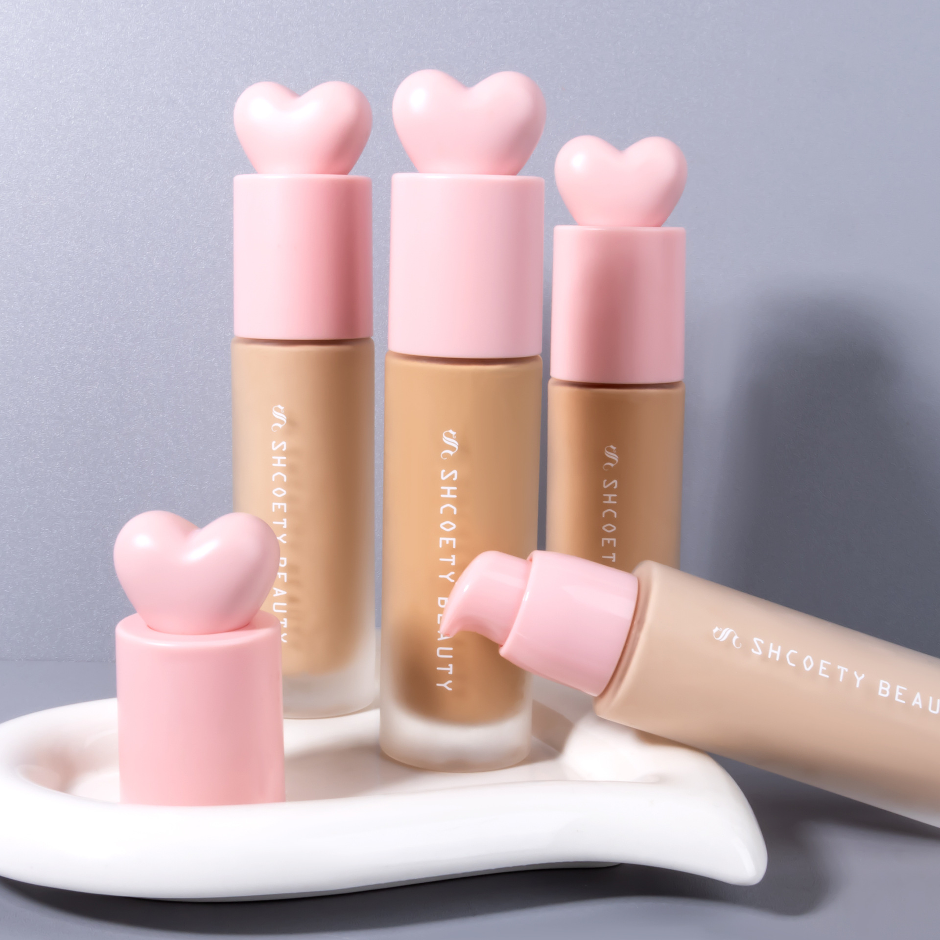 SHCOETY Cross-border Foundation matte Concealing Long-lasting Makeup without smudge, Pore-invisible Foundation, European and American Foundation cream undefined