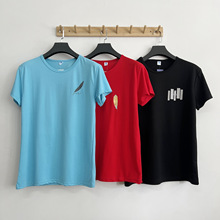 出口装柜便宜男士短袖T恤 薄款处理男装上衣 珠地棉男装尾货透气