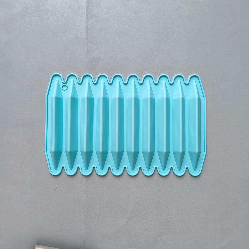 10 lápices de lápices 741 molde de silicona molde de galletas molde de chocolate molde de pastel decoración utensilios de horneado