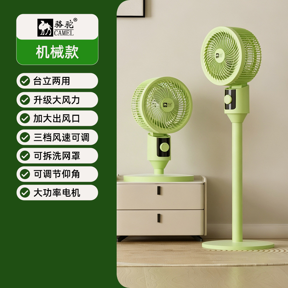 Verde mecánico (cabeza plana) que mueve la cabeza de izquierda a derecha.