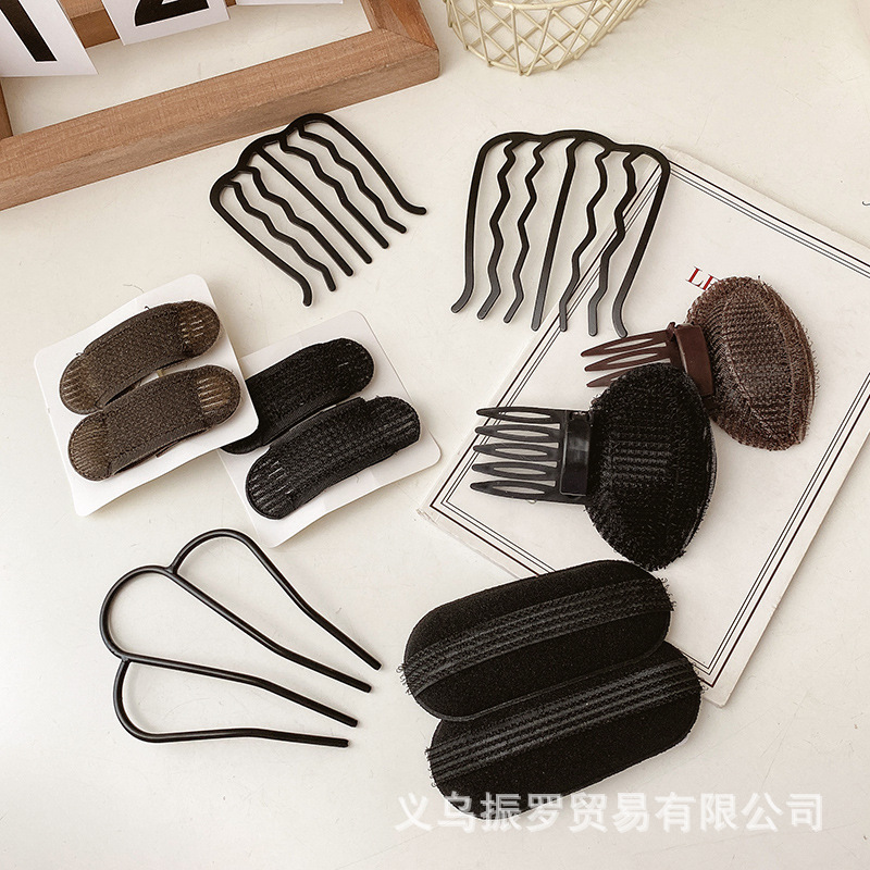 undefined6 Breathable pad Artifact natural No trace Increase Fat pad David bb sponge fluffy Hair fork Korean Editionundefined