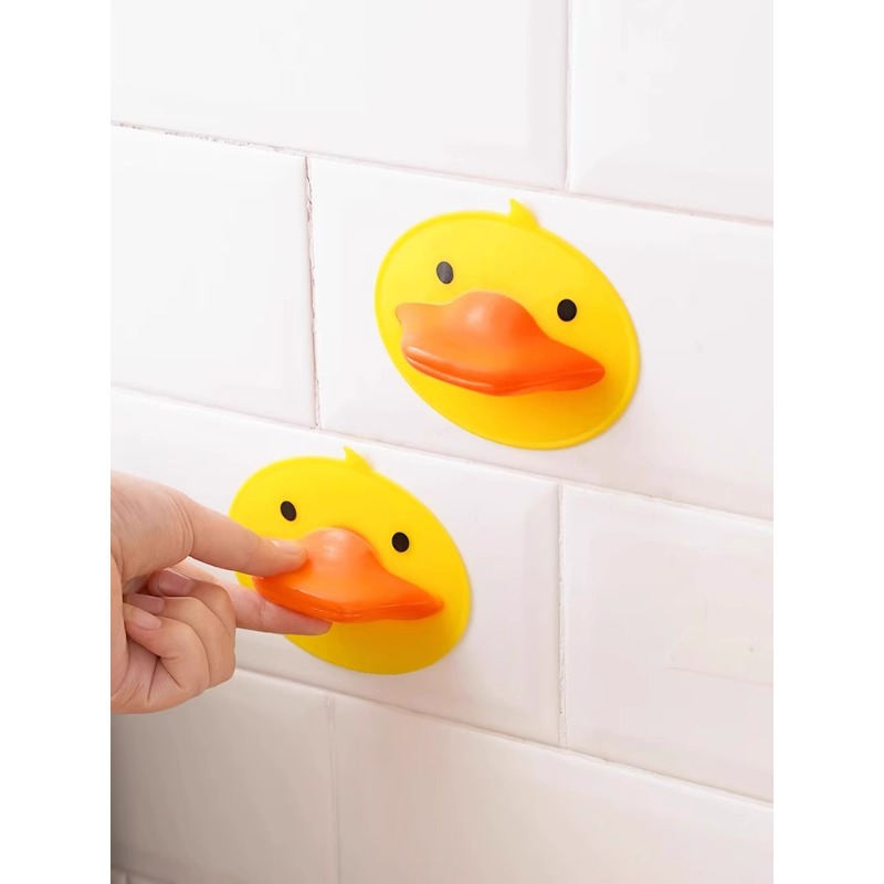 노란 오리 단열 장갑 두꺼운 미끄럼 방지 주방 가정용 냄비 커버 실리콘 덕빌 방지 핸드 마이크로파 오븐 단열 패드