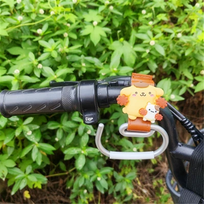 Other Electric Vehicle Accessories — Hook Decorative Parts Bicycle - dancing-pudding-dog-leather-g-hook-brown