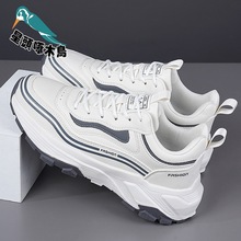 跨境一件代发帕拉鞋男款2025新款真皮软底男鞋轻便透气休闲鞋鞋子