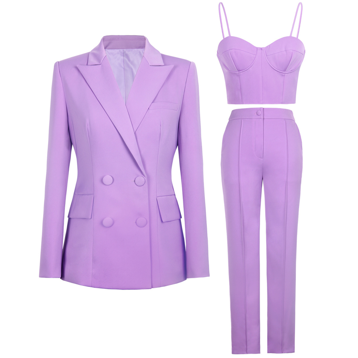 Women's Clothing new high quality casual temperament commuter celebrity fashion professional women's suit three piece suit_voghion.com